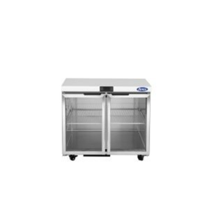 Atosa AUR36GD 36-Inch Width Glass Door Undercounter Refrigerator 8.6 Cu.Ft.