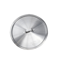 Alt Tag: Omcan 43364 Stainless Steel Solid Steam Table Pan Cover 1/3 Size stainless steel solid cover with handle