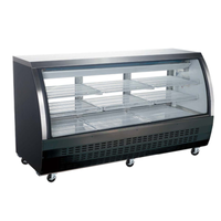 Vitrine de présentation réfrigérée de charcuterie à service complet EFI CDC-82 de 82 po de largeur