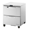 27 Inch Undercounter Commercial Refrigerator With Two Drawers From True, Featuring Durable Design And Easy Access.