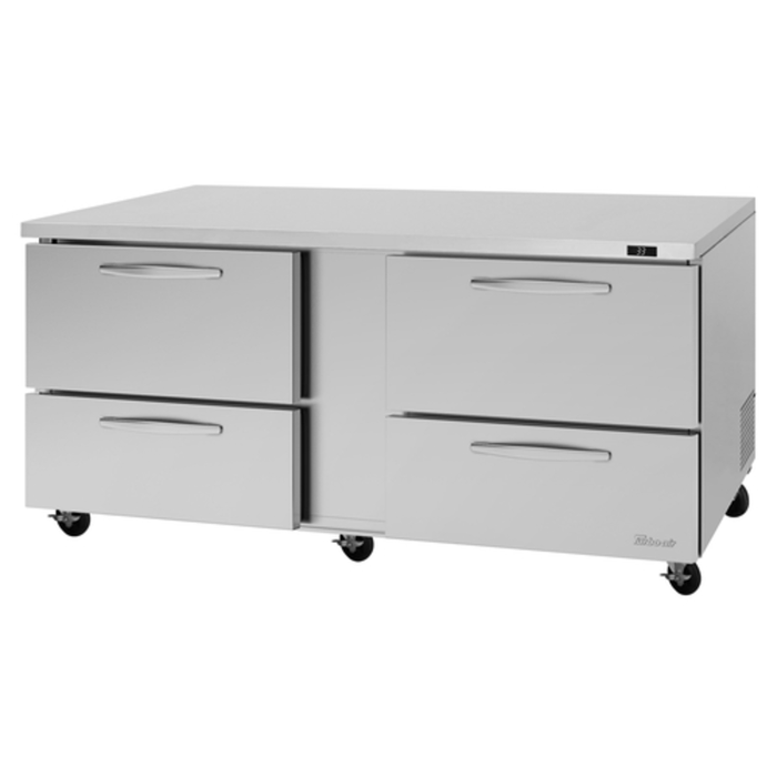 Turbo Air PUR-72-D4-N Réfrigérateur bas de comptoir série PRO 184,5 cm de largeur