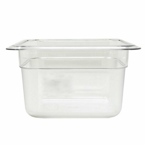 Omcan 80040 1/6 Size 6-15/16" x 6-3/8" Polycarbonate Food Pan