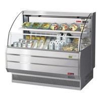 Turbo Air TOM-50LS-N 50-7/8"W Open Display Merchandiser 9.8 cu. ft.