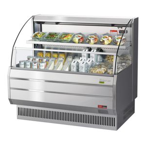 Turbo Air TOM-50LS-N 50-7/8"W Open Display Merchandiser 9.8 cu. ft.