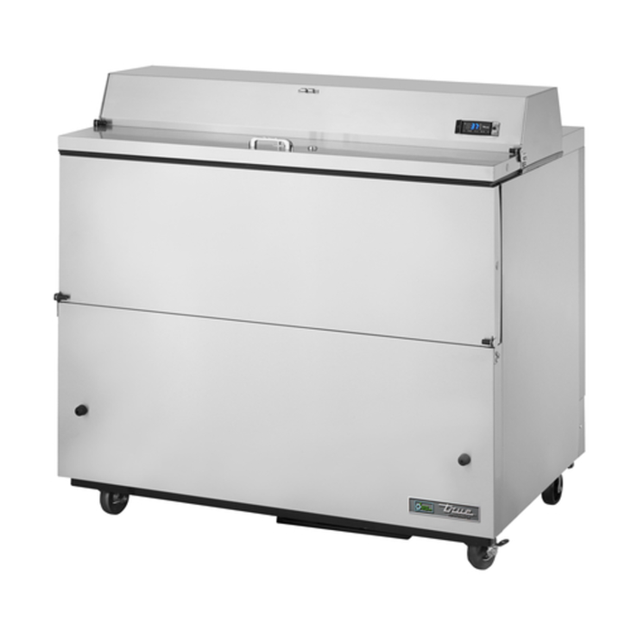 True TMC-49-S-SS-HC 49-Inch Mobile Milk Cooler Station
