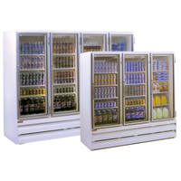Howard McCray GF102BM-FF 102 cu. ft. Four-Door Glass Freezer Merchandiser