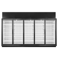 True TRM5L-YN-BLK-WHT-1BLKLLLLL-4 157.63" Freezer Merchandiser