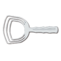 Victorinox 7.6259.20 Square Bone Dust Scraper with White Handle