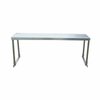 Table-Mounted Overshelf Made Of Heavy-Duty Stainless Steel, Perfect For Maximizing Workspace And Kitchen Organization.