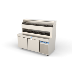 Randell 8272D-290 72"W Refrigerated Pizza Prep Table Counter