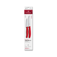 Victorinox 6.7111.2C1 2-Piece Paring and Utility Knife Set, Red