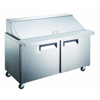 Grista GRSLM-2D/60 60"W Refrigerated Mega Top Sandwich/Salad Prep Table