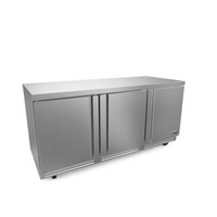 Fagor FUR-72-N Undercounter Reach-In Refrigerator with Stainless Steel Finish and Three Doors