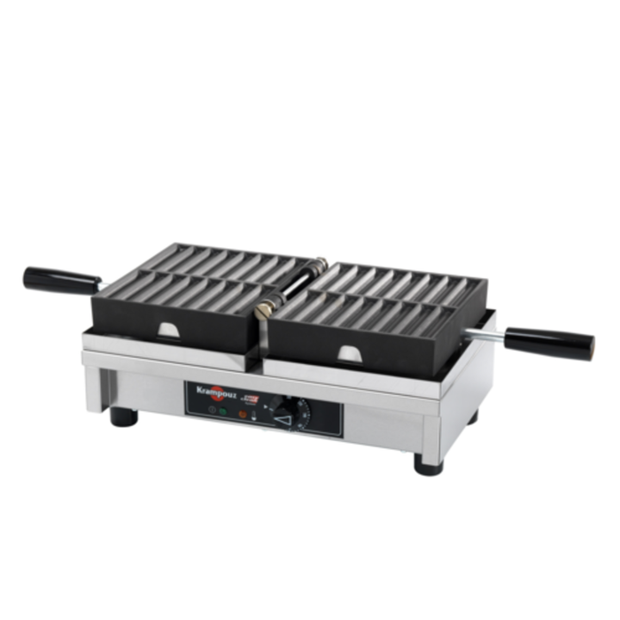 Krampouz WECDVAAS Electric Churro Maker Showing Dual Cooking Plates For Perfectly Made Churros.
