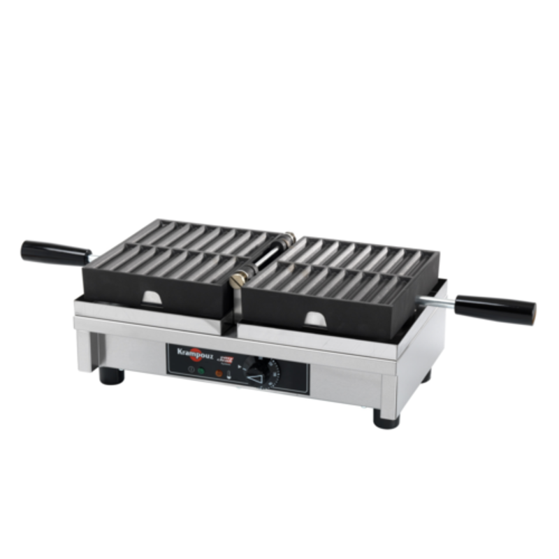 Krampouz WECDVAAS Electric Churro Maker Showing Dual Cooking Plates For Perfectly Made Churros.