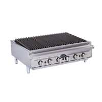 Royal RRB-36 36" Countertop Gas Radiant Charbroiler 90,000 BTU