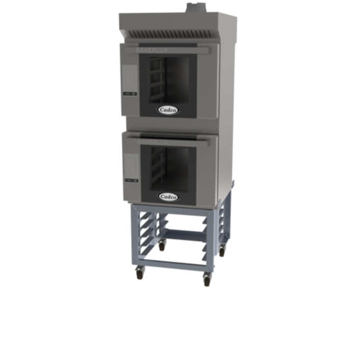Bakerlux BLS-4HLD-2H Double Stack Electric Convection Oven 4.2 cu.ft.