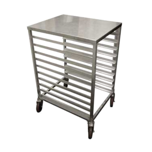 Winholt AL-1810H-SSTOP Mobile Pan Rack 10 Pan Capacity Stainless Top