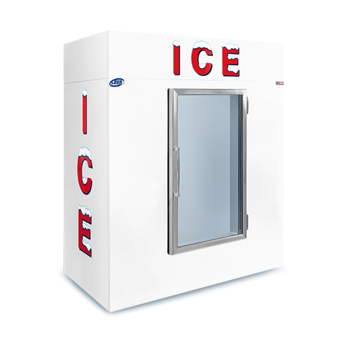 Leer L065UCGP 64-Inch 65 Cu Ft Indoor Ice Merchandiser Cold Wall