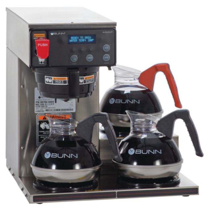 Bunn 38700.6009 AXIOM-DV-3L 16.5"W Automatic Coffee Brewer 3 Warmers