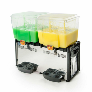Eurodib Beverage Dispenser Replacement Bowl For Serving Green And Yellow Beverages In A Commercial Setting
