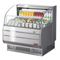 Turbo Air TOM-40SS-N 39" 6.7 cu. ft. Horizontal Open Display Merchandiser