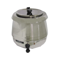 Omcan 19074 10.6 QT Stainless Steel Electric Soup Kettle