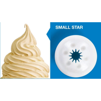 Carpigiani IC193-016577 Small Star Ice Cream Machine Nozzle Kit