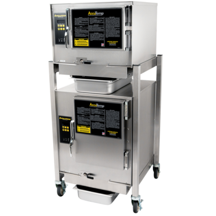 Four à vapeur à convection sans chaudière AccuTemp N3/N61201E060 DBL 9 bacs