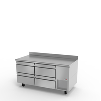 Fagor SWR-67-D4 67-1/4" Wide Four Drawer Refrigerated Worktop Counter For Commercial Kitchens