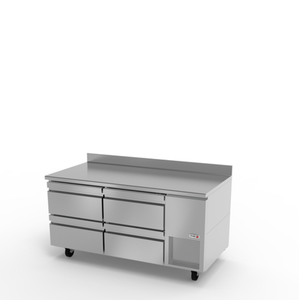 Fagor SWR-67-D4 67-1/4" Wide Four Drawer Refrigerated Worktop Counter For Commercial Kitchens