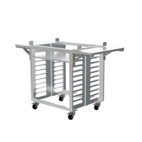 Cadco OST-195-C-FUS Mobile Oven Stand 10 Pan Capacity 53.95"L