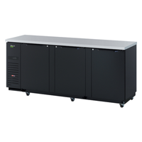 Turbo Air TBB-4SBD-N 90-1/4"W Back Bar Refrigerated Cabinet