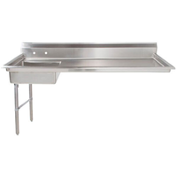 OMCAN 40191 62"W x 30"D Undercounter Soiled Dishtable, Left-to-Right
