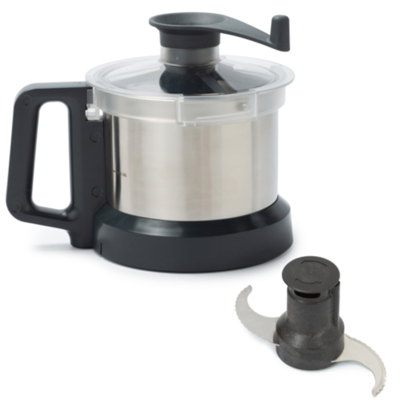 Stainless Steel Mixer Bowl With Rotor For Eurodib 650231 Dito Sama, Essential Kitchen Tool For Professional Cooking.