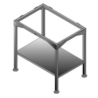 Alto-Shaam Oven Stand With Robust Design And Shelf For Commercial Kitchen Use