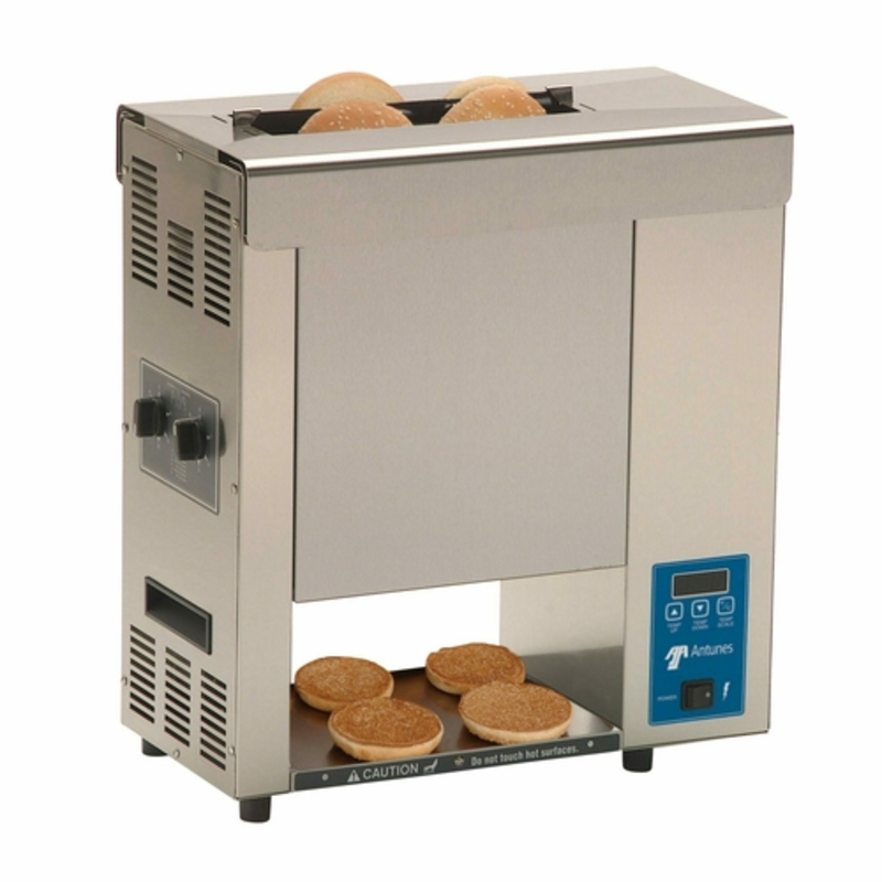 Antunes VCT-2000-9210300 Vertical Conveyor Toaster With Heated Base Toasting Buns For Perfect Sandwiches