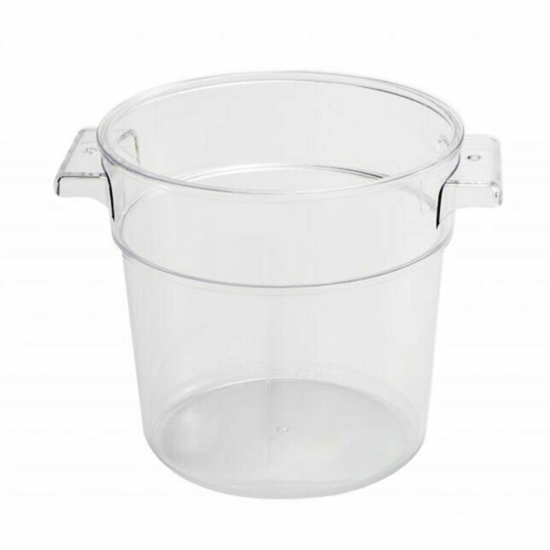 Clear Polycarbonate Food Storage Container With Handles For Easy Transportation