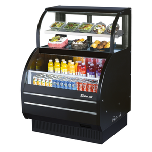 Turbo Air TOM-W-40SB-N 39" Open Display Merchandiser 10.6 Cu.Ft.