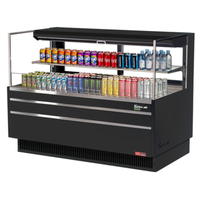 Turbo Air TOM-60L-UFD-W(B)-2S-N 58-3/4"W 13.0 cu. ft. Merchandiser