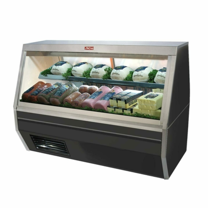 Howard McCray SC-CDS35-8-BE-LED Vitrine réfrigérée double service pour charcuterie, 241 cm