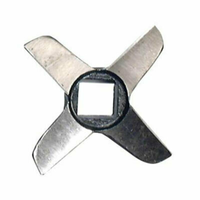 OMCAN 11070 #8 Size Carbon Steel Meat Grinder Knife Blade replacement machine knife for #8 meat grinder, durable sharp blade