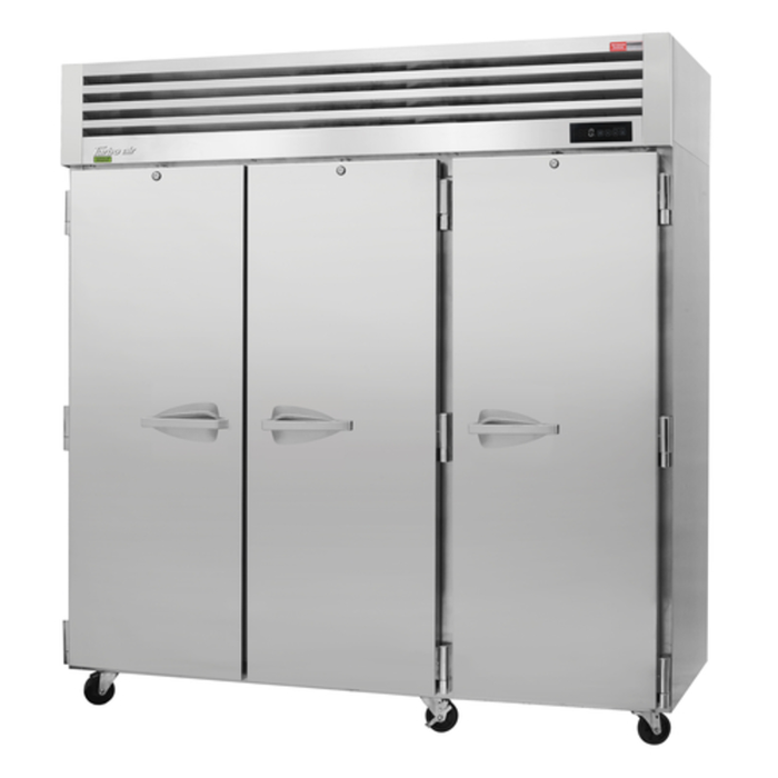 Turbo Air PRO-77F-N(-AL) Congélateur vertical à trois sections de 197 cm de largeur