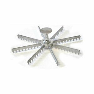 Omcan 34863 9" Diameter Aluminum Pie and Cake Marker - 8 Slice