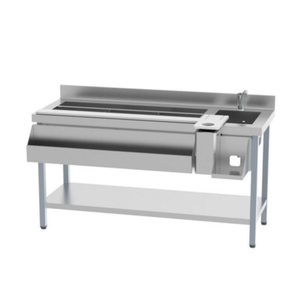 Infrico IMD-BST1600N Station de travail réfrigérée 160 cm avec bac à glaçons intégré et station pour mixeur