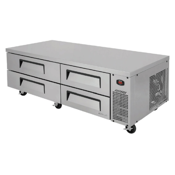 Turbo Air TCBE-72SDR-N 72"W Super Deluxe Chef Base Refrigerator