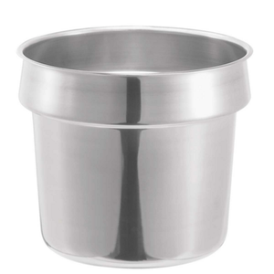 Server 84031 7 Qt. Round Stainless Steel Vegetable Steam Table Inset