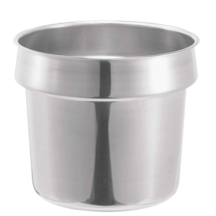 Server 84031 7 Qt. Round Stainless Steel Vegetable Steam Table Inset