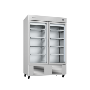 Infrico IRR-AN49BTCR 54.5" Two-Section Reach-In Freezer Glass Door