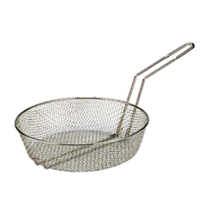 CB-10M 10 Inch Medium Mesh Nickel Plated Culinary Basket